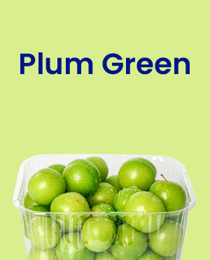 Plums, Green Sour, 0.4 kg Pack
