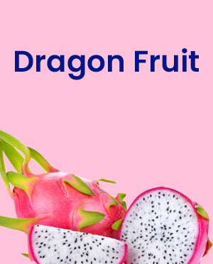 Dragon Fruits, white pitaya, 2 pieces