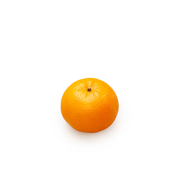 Sharbatly Easypeeler mandarine fruit, peeled section showing bright orange skin and juicy segments, on a white background.