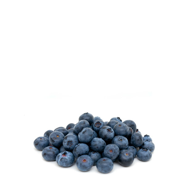 Fresh blueberries from Driscoll's in a 1.5 kg carton, showcasing vibrant blue berries with green stems.