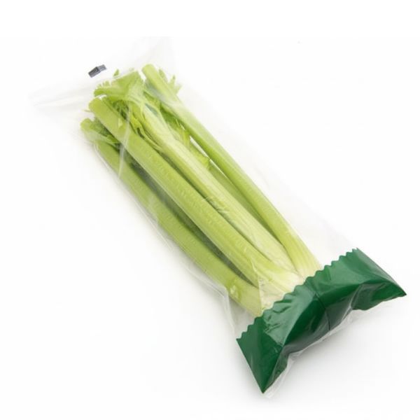 Fresh celery bunch from Sharbatly, showcasing crisp green stalks and leafy tops on a clean background for healthy vegetable display.