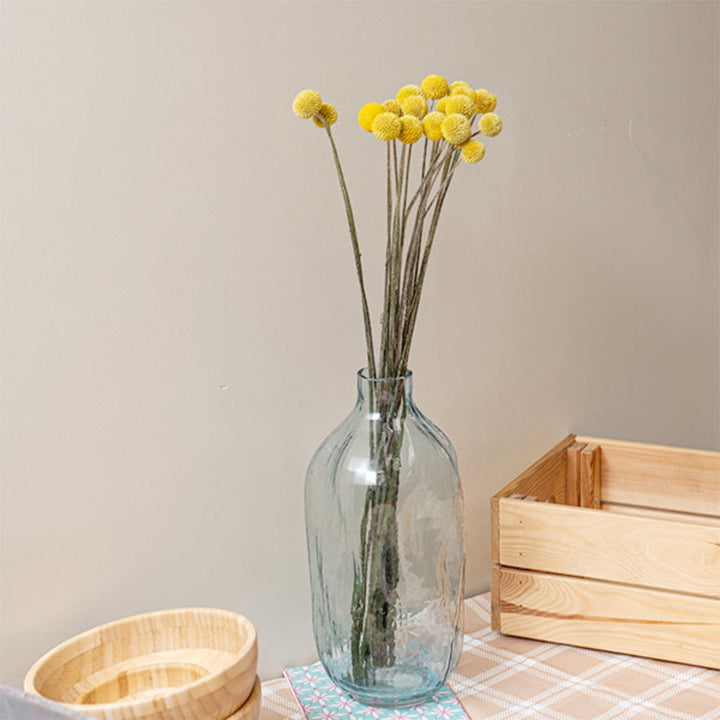 Yellow Craspedias flower stems from Black Tulip, showing vibrant blooms on 20 stems arranged naturally.