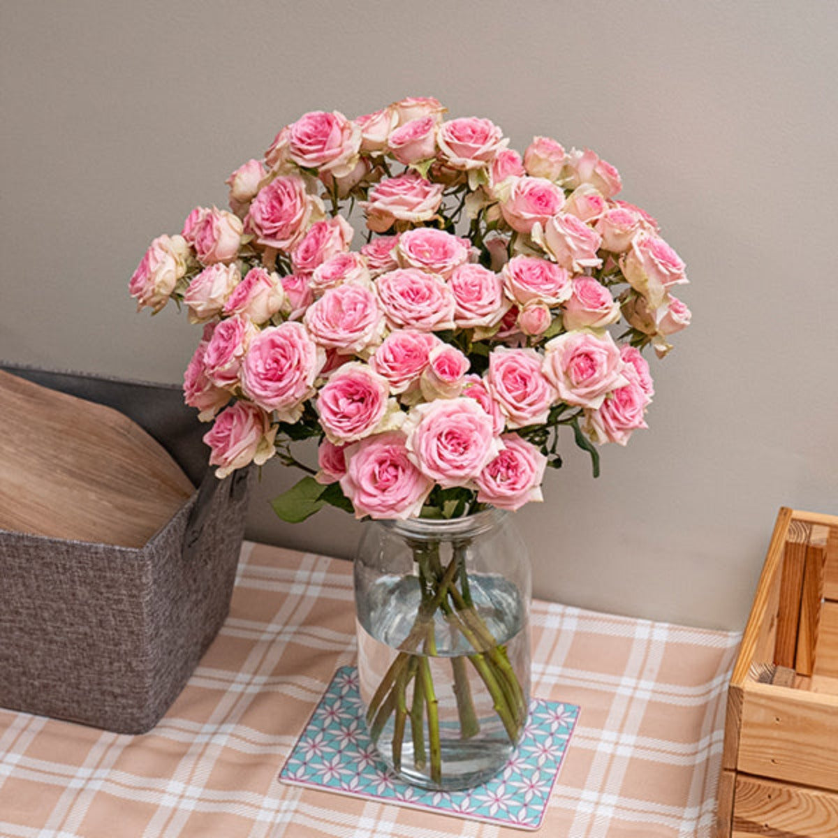 ورد | Roses Baby, Dinara Pink, 10 Stems | Sharbatly.Club
