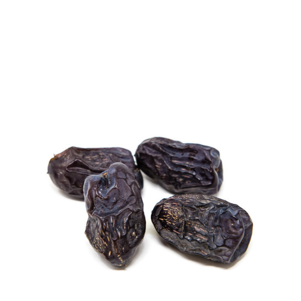 Sharbatly Safawi dates in a 0.50 kg pack, showcasing glossy, dark brown date fruits on a clean background.
