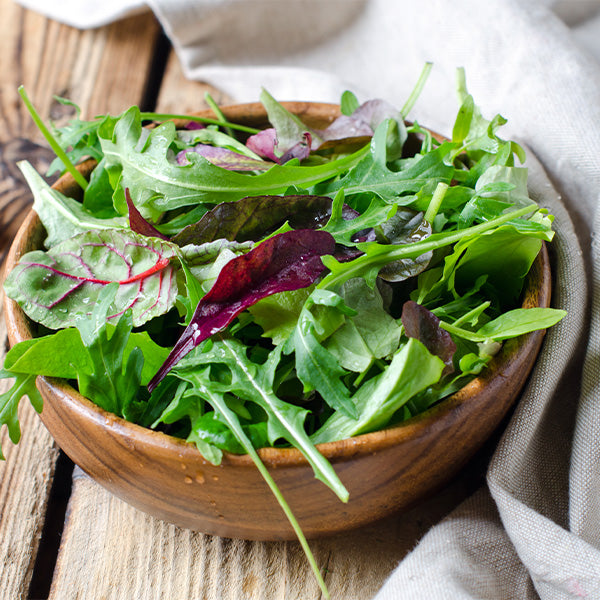 Fresh Holland mesclun lettuce in a 0.125 kg pack, vibrant mixed leafy vegetable for salads and healthy dishes.