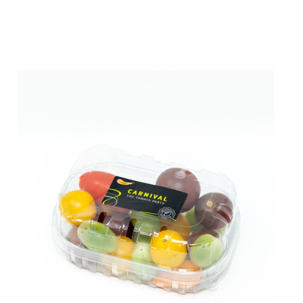 Mixed baby tomatoes from Sharbatly in a 0.25 kg vegetable pack, showcasing vibrant red and orange cherry tomatoes.