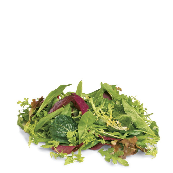Fresh Holland mesclun lettuce in a 0.125 kg pack, mixed leafy vegetable salad ready for healthy meals.